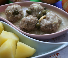 Фотография рецепта Подкопченные котлетки с каперсами