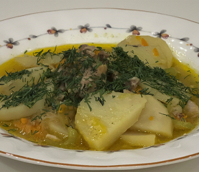 Фотография рецепта Курица, тушенная  с овощами