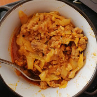 Капуста с фаршем
