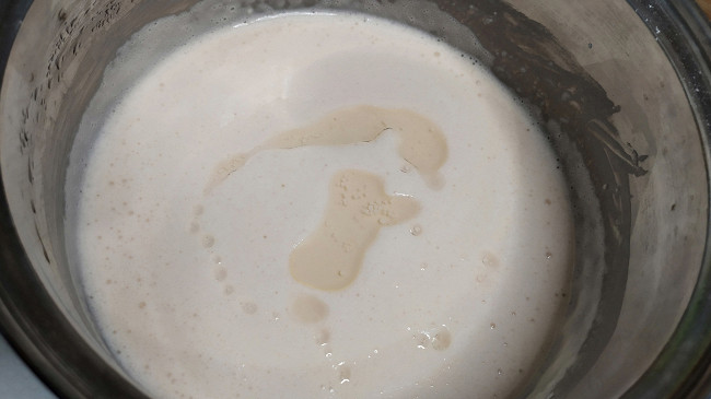 Фото шага рецепта Блинчики с рикоттой и манго 191298 шаг 3