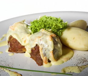 Фотография рецепта Мясные шарики в сырном соусе