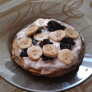 Фитнес блинчики с творожной начинкой и фруктами
