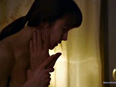 Big tits side view Girl cant take big dick