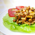 Фотография рецепта Лисички, запеченные в фольге автор VegAnn