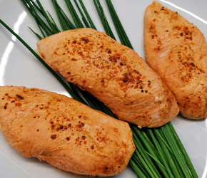 Фотография рецепта Курица, пошированная в роме