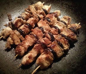 Фотография рецепта Куриные шашлычки с черносливом