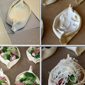 Фотография рецепта Хрустящие мини-пиццы с беконом и брокколи автор Екатерина Попова