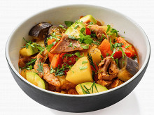 Как приготовить овощное рагу с соевым мясом