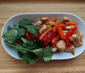 Фотография рецепта Куриное филе с овощами