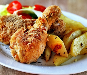 Фотография рецепта Хрустящие куриные ножки