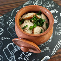 Фотография рецепта Перловая каша в топленом молоке с курицей, сырным соусом и зеленью автор Еда