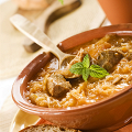 Фотография рецепта Капуста, тушенная с мясом автор Сергей