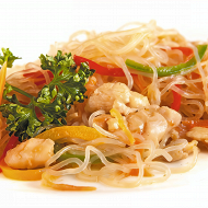 Фунчоза с курицей и овощами