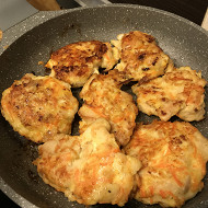 Куриные рубленые котлеты с плавленым сыром