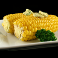 Фотография рецепта Вареная кукуруза с петрушкой автор Ольга Худина