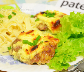 Фотография рецепта Мясные ватрушки