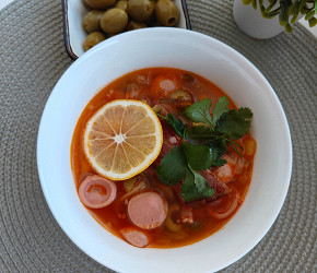 Фотография рецепта Солянка мясная