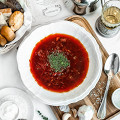 Фотография рецепта Борщ с квашенной капустой и морковью автор Еда
