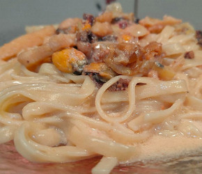 Фотография рецепта Спагетти с морепродуктами