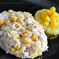 Фотография рецепта Салат с курицей, рисом, сыром и ананасом автор daryatzvetckova