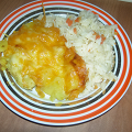 Фотография рецепта Куриное филе с ананасами и сыром автор UdaffKaa