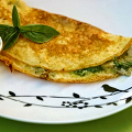 Фотография рецепта Омлет с творожным сыром и яблоком автор ДАРИНА КУЗНЕЦОВА