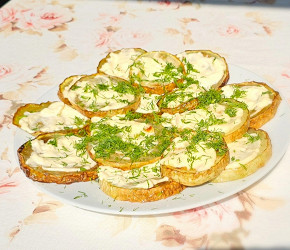 Фотография рецепта Закуска из кабачков с майонезом и чесноком