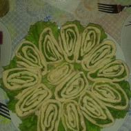 Рулет из лаваша с сыром