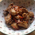 Фотография рецепта Соба с курицей и овощами автор Angelica