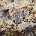 Фотография рецепта Салат мужской с курицей и шампиньонами автор Екатерина