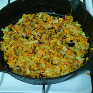 Грузинско-мексиканское овощное рагу с фасолью и кукурузой