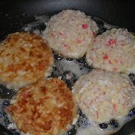 Котлеты из крабового мяса