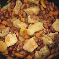 Фотография рецепта Индейка, томленая с курагой и нутом автор Петр Голавский