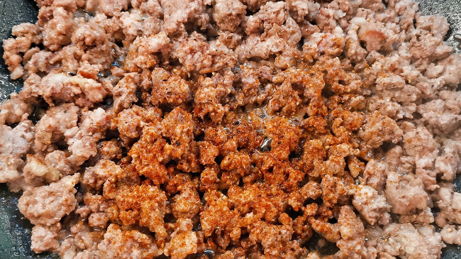 Фото шага рецепта Кето-вог с овощами и мясом 173357 шаг 4