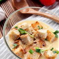 Фотография рецепта Сырный суп по-французски с курицей автор Катерина
