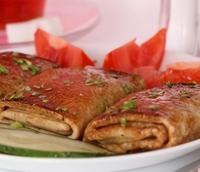 Фотография рецепта Блинные конвертики с курицей