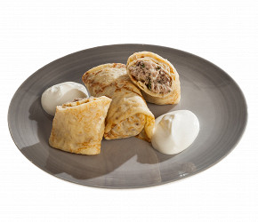 Фотография рецепта Блинчики с мясом
