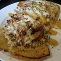 Фотография рецепта Гренки с курицей и сыром автор Олеся Гаркуша