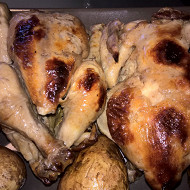 Заречные цыплята с картофелем