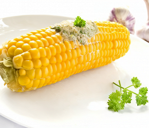 Фотография рецепта Початки кукурузы в лимонно-чесночной глазури