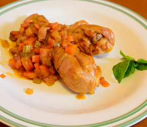 Фотография рецепта Итальянская курица по-охотничьи