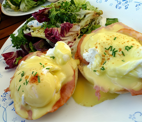 Фотография рецепта Бенедиктинские яйца (Eggs Benedict)