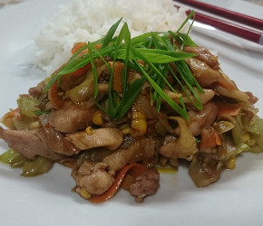 Фотография рецепта Курица с овощами по-китайски