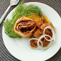 Фотография рецепта Штрудели с курицей, морковью и луком, запеченные в духовке автор Эльмира Шакирова