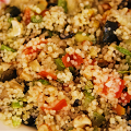 Фотография рецепта Кускус с овощами, апельсином и орехами автор Anastasia Zaiontchkovskaia