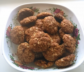 Фотография рецепта Традиционное австралийское печенье энзак (Anzac biscuits)