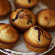 Маффины с целой голубикой