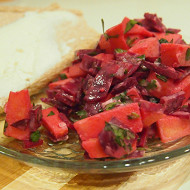 Салат из свеклы с яблоками