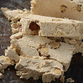 Фотография рецепта Халва из манной крупы с грецкими орехами и корицей автор Ольга Худина