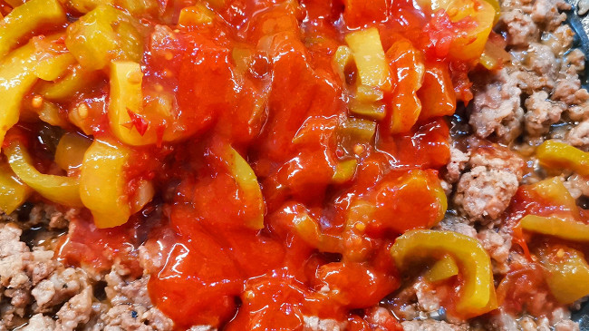 Фото шага рецепта Кето-вог с овощами и мясом 173357 шаг 5